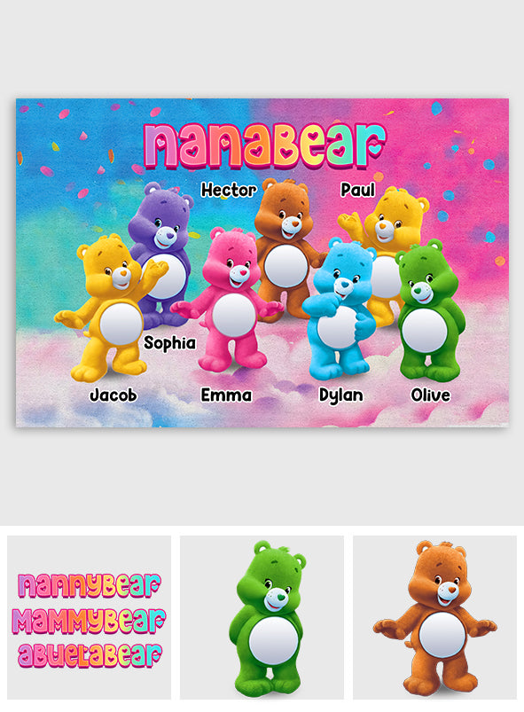 Nanabear - Personalisierte Oma-Fußmatte