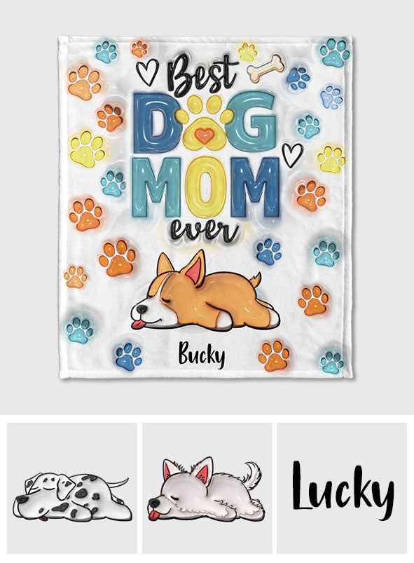 Die beste Hundemama/der beste Hundepapa aller Zeiten – personalisierte Hundedecke