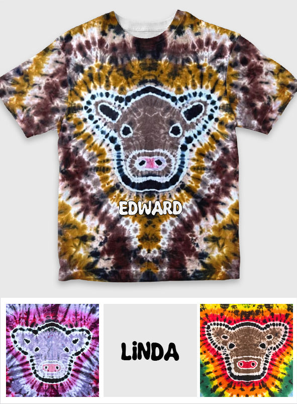 Colorful Cow - Personalized Cow All Over Shirt