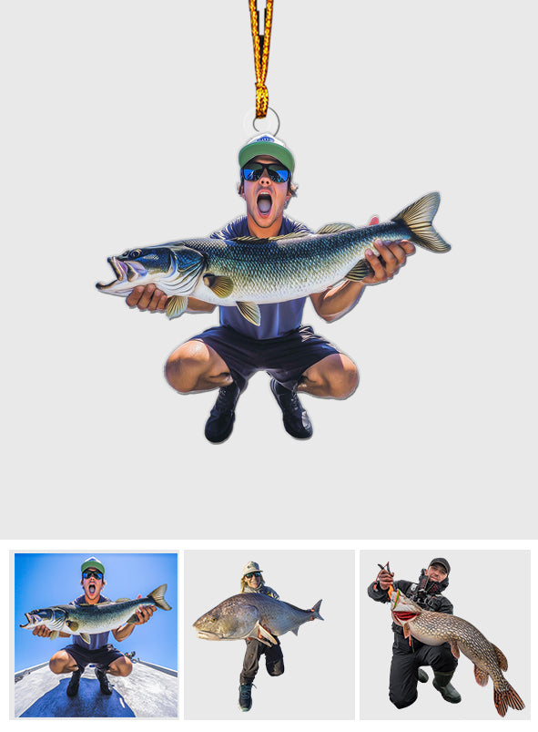 Angeln zu Weihnachten – Personalisierter, individuell geformter Angel-Weihnachtsschmuck