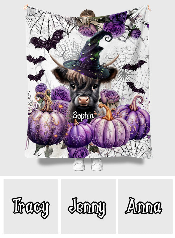 A Little Witch - Personalized Blanket