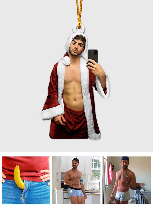 Foto-Ornament als Geschenk für die Freundin – personalisiertes, individuell geformtes Ornament für Paare