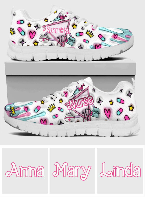Aufblasbare rosa Krankenschwesterpuppe – personalisierte Krankenschwester-Sneaker