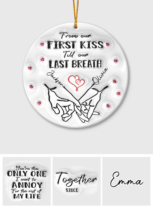 Ich habe dich kennengelernt, ich habe dich geliebt – Personalisierter Paarschmuck