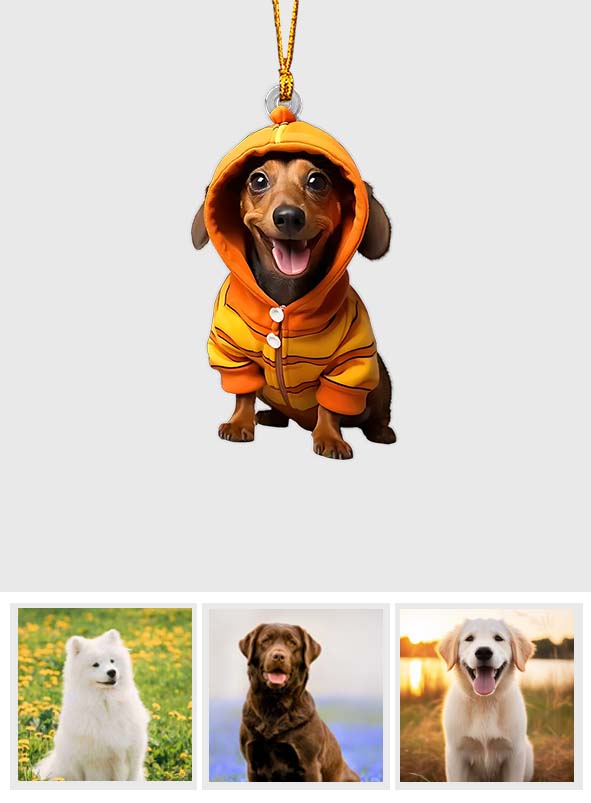 Ich liebe meine Hunde – Personalisierter Hunde-Anhänger in individueller Form