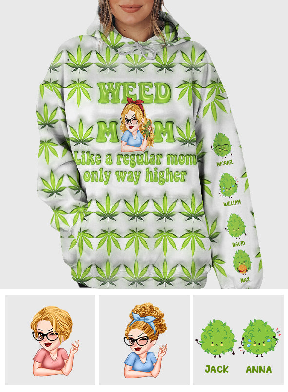 Wie eine ganz normale Mama – Personalisiertes Mutter-T-Shirt