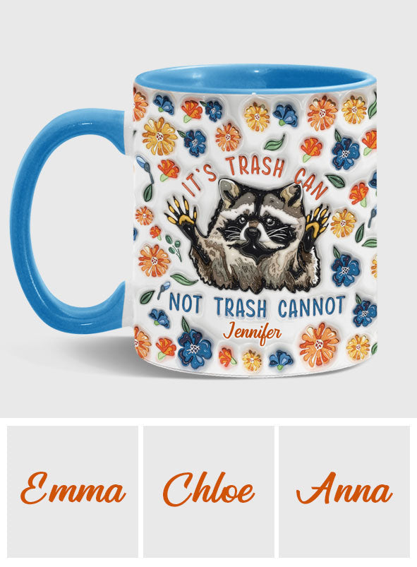 Lustiger Motivationsbecher mit Waschbär-Motiv – personalisierte Tasse mit Waschbär-Akzent