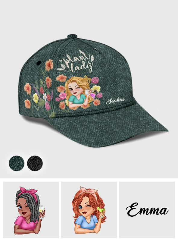 Plant Lady Wild Flowers - Personalized Gardening Classic Cap