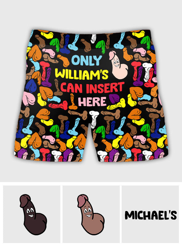 Only You – Personalisierte Herren-Boxershorts mit LGBT-Unterstützung