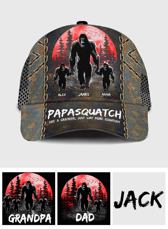 Grandpasquatch - Personalized Father Classic Cap