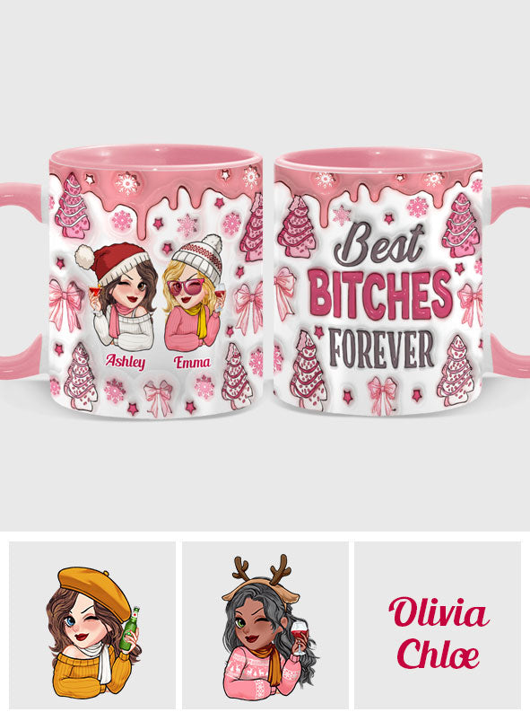 Die besten Freundinnen aller Zeiten – Personalisierte Tasse mit dem Aufdruck „Beste Freundinnen“