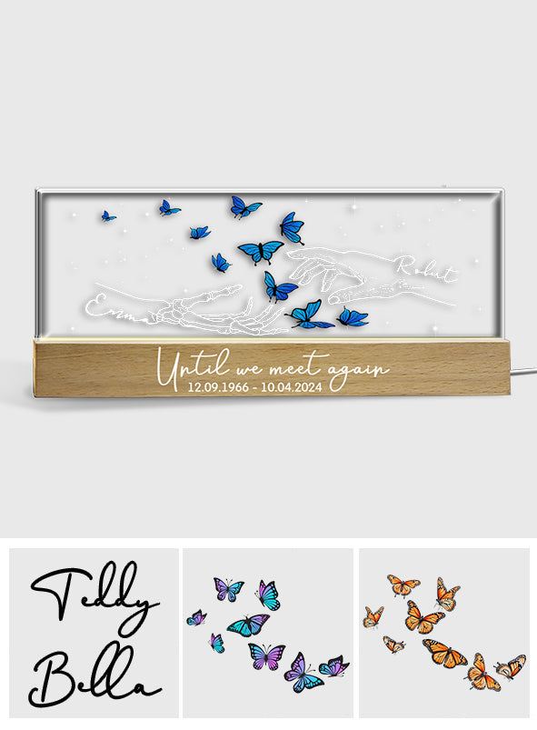 Bis wir uns wiedersehen – Personalisierte Gedenk-LED-Nachtleuchte