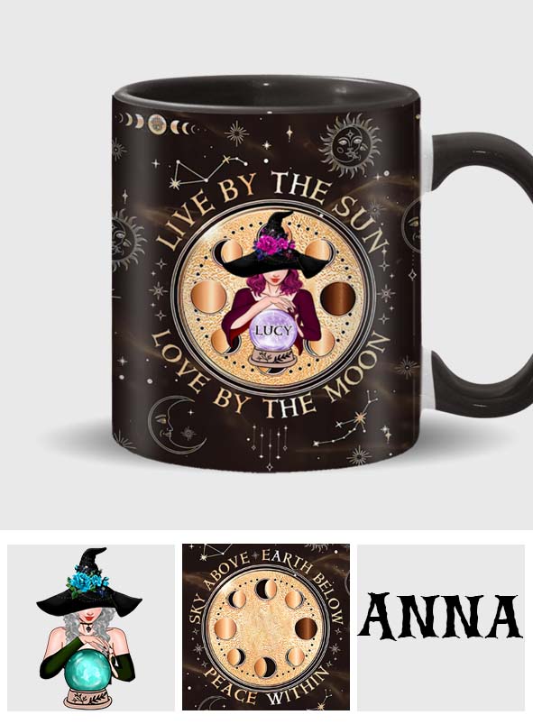 As Above So Below - Personalized Witch Accent Mug