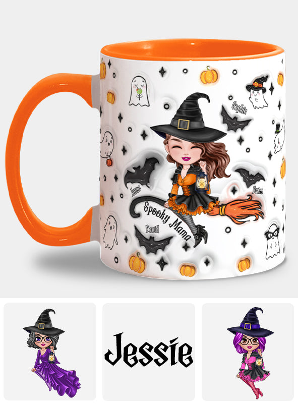 Gruselige Mama - Personalisierte Tasse mit Muttermotiv
