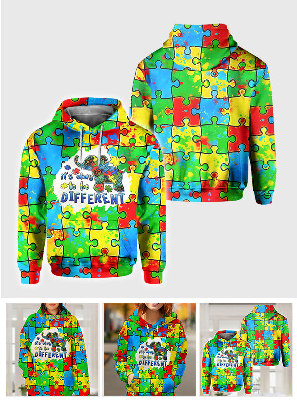 Es ist okay, anders zu sein – T-Shirt zur Sensibilisierung für Autismus