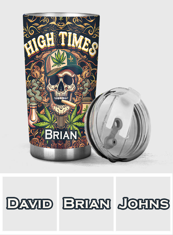 High Times Skull 420 - Personalisierter Weed-Becher
