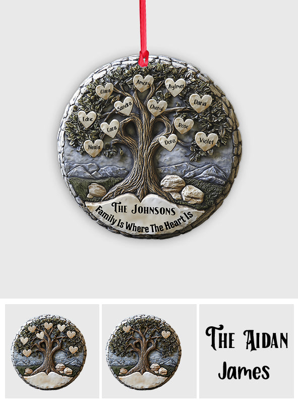 Frohe Weihnachten – Personalisierter Familienschmuck