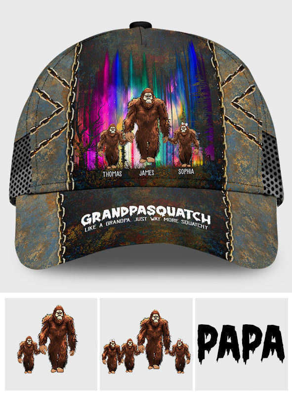 Grandpasquatch - Personalized Grandpa Classic Cap