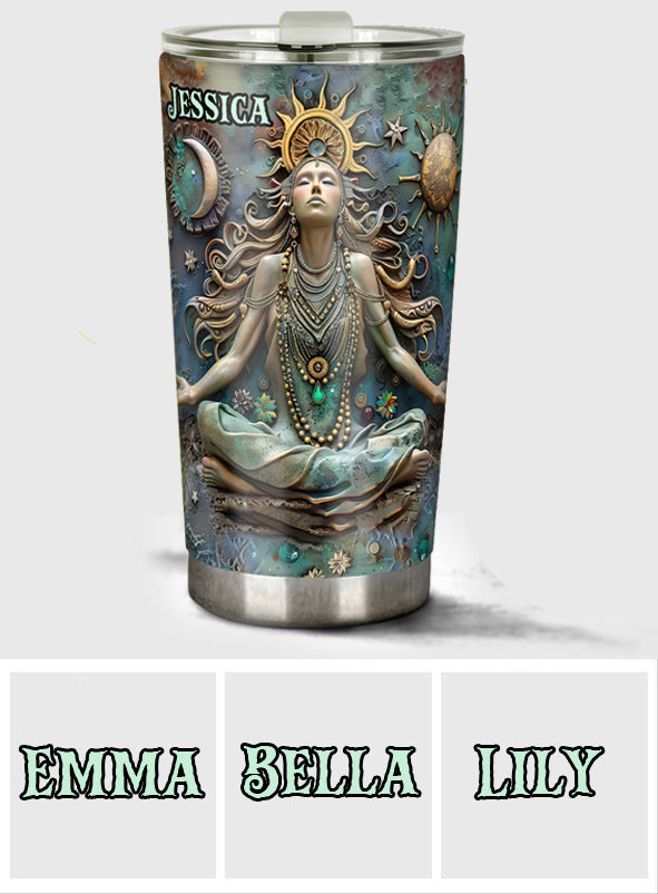 Verliere den Verstand, finde deine Seele – personalisierter Yoga-Becher