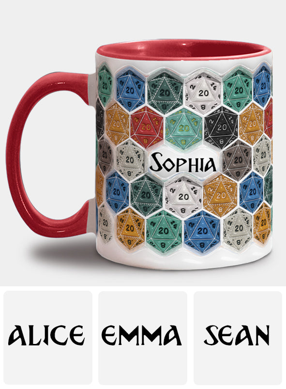 That's How I Roll - Personalized RPG Accent Mug