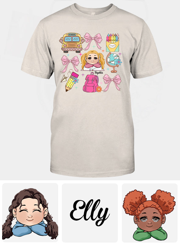 Zurück zur Schule – Personalisiertes Kinder-T-Shirt und Hoodie