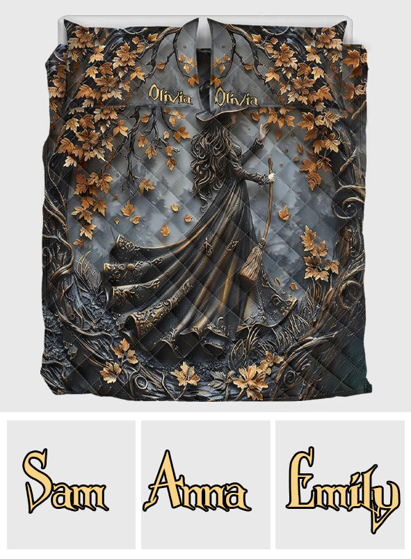 Wunderschöne Hexe – Personalisiertes Hexen-Bettwäscheset