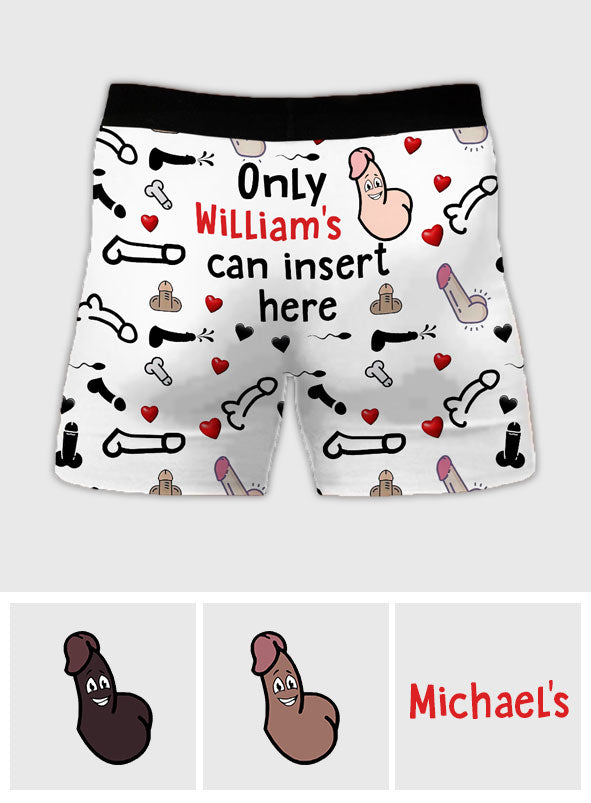 Only You - Personalized LGBT Support Men’s Boxer Briefs