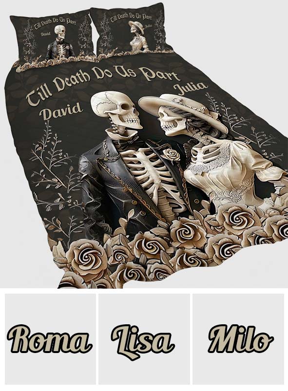 Bis dass der Tod uns scheidet – Personalisierte Bettwäsche für Paare