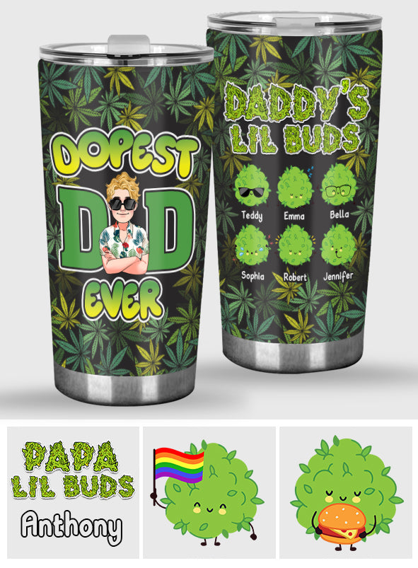 Der coolste Marihuana-Papa – personalisierter Weed-Becher