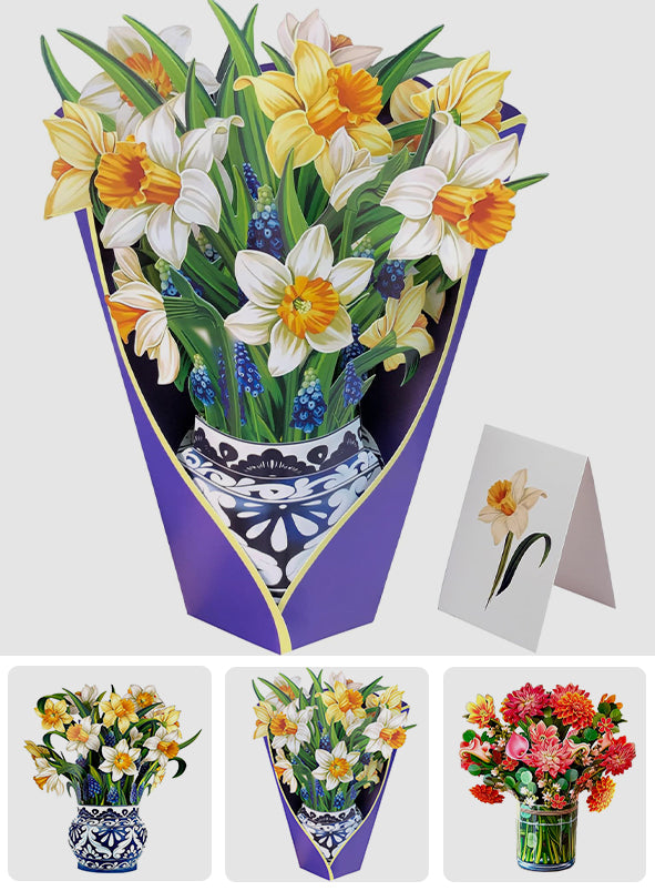 Die schönste Blume für die beste Frau – 3D-Pop-Up-Karte