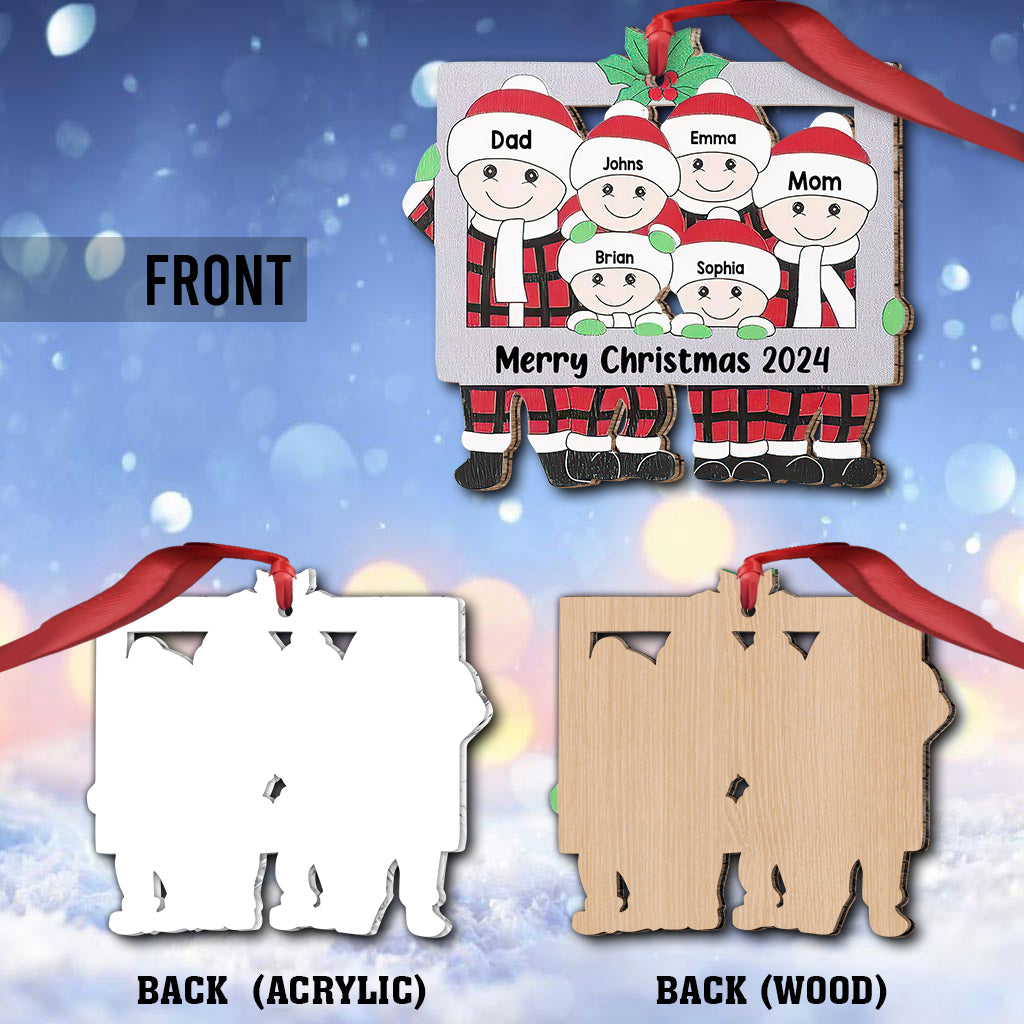 Frohe Weihnachten – Personalisierter Familienschmuck