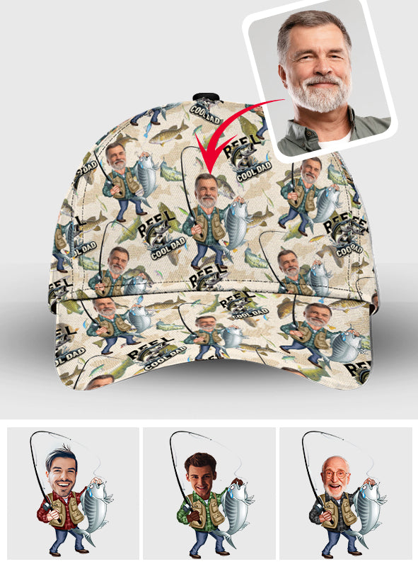 Reel Cool Dad - Personalized Fishing Classic Cap