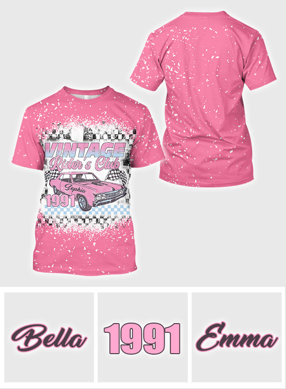 Vintage Rider's Club - Personalized Racing All Over Shirt