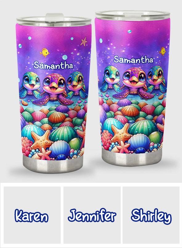 Just A Girl Who Loves Turtles - Personalized Turtle Tumbler