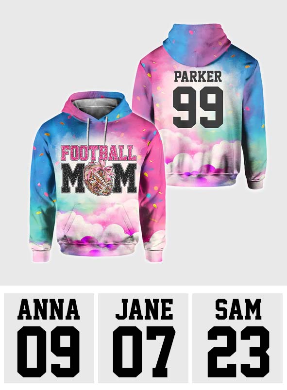 Fußballmama – Personalisiertes T-Shirt mit Fußballmotiv