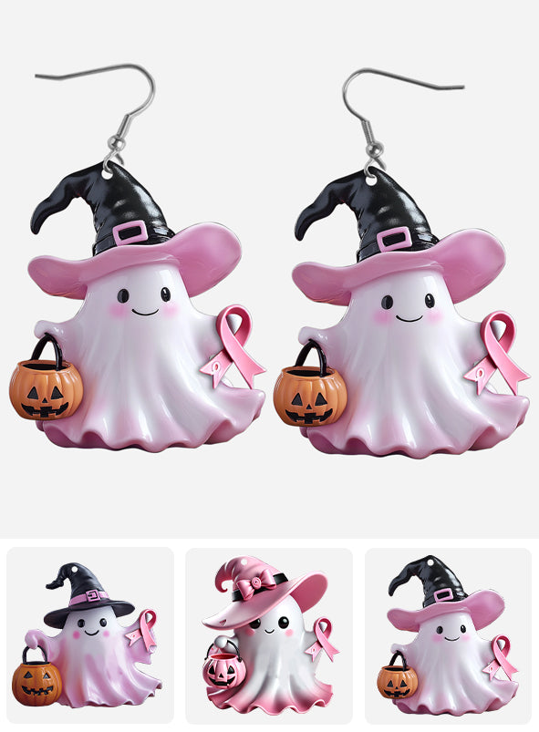 Brustkrebsbewusstsein – Personalisierte Ohrringe zum Thema Brustkrebs