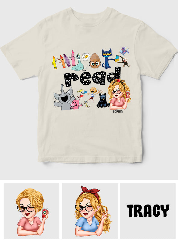 Read - Personalized Teacher T-shirt And Hoodie