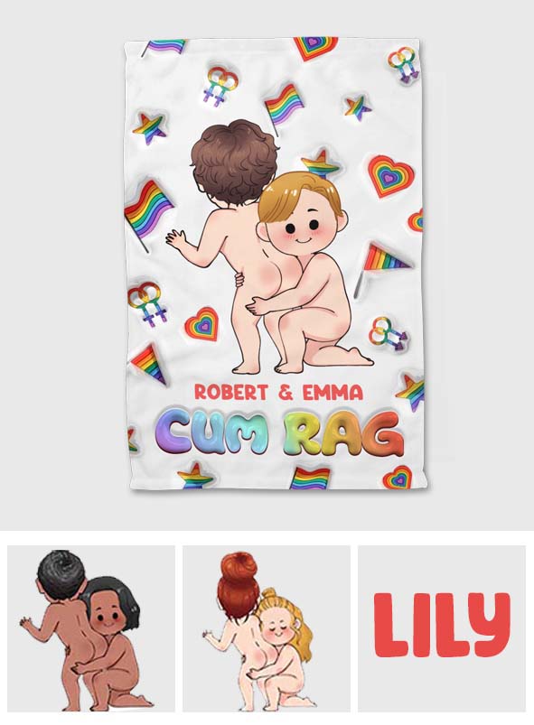 Cum Rag – Personalisiertes LGBT-Unterstützungshandtuch