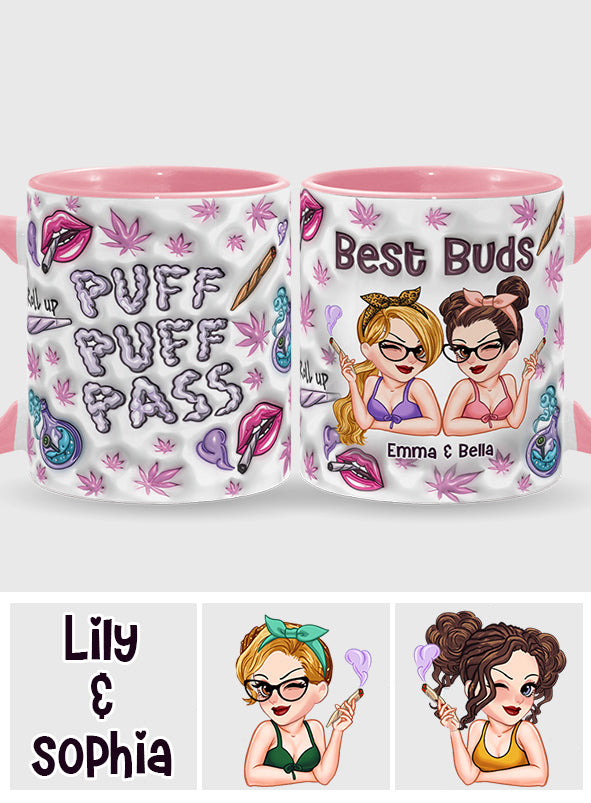 Puzz Puzz Pass – Personalisierter Becher mit Cannabis-Motiv