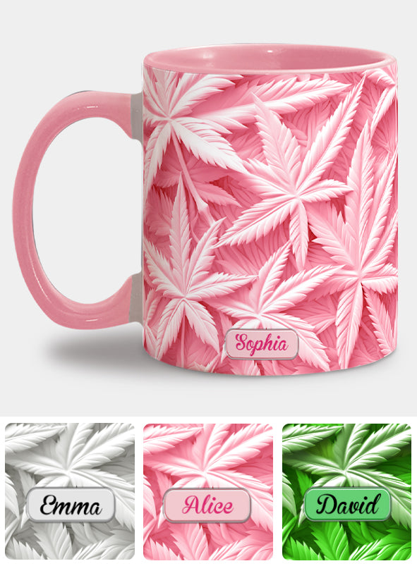 420 Vibes – Personalisierter Becher mit Weed-Motiv