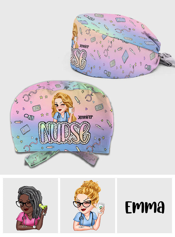 Nurse Life – Personalisierte OP-Haube für Pflegekräfte
