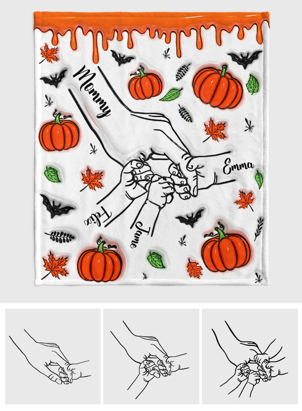 Halloween-Mama/Mimi/Oma... - Personalisierte Mutterdecke