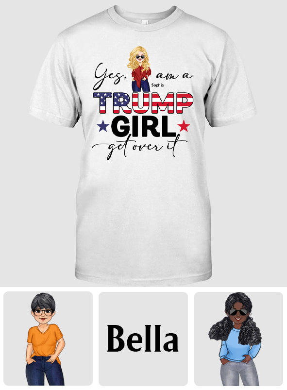 Trump Girl 2024 – Personalisiertes T-Shirt und Hoodie