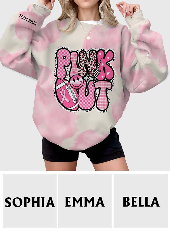 Pink Out – Personalisiertes T-Shirt zur Sensibilisierung für Brustkrebs