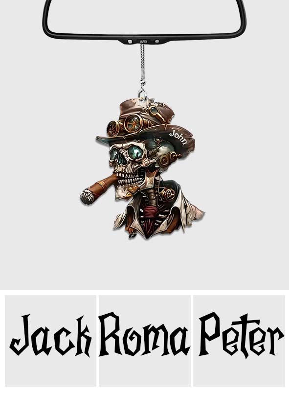 Spooky Skull - Personalized Skull Car Ornament