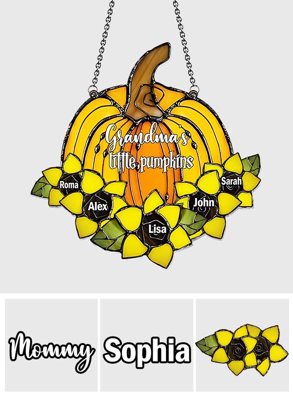 Tis The Season To Be - Personalized Grandma Window Hanging Suncatcher Ornament