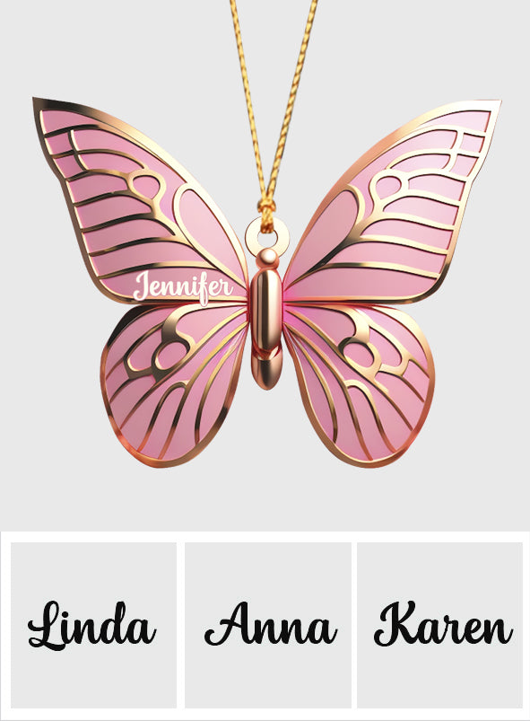 Love Butterflies - Personalized Butterfly Ornament