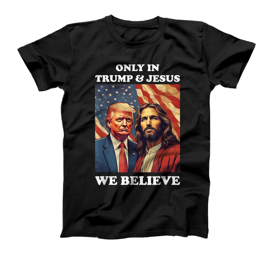 Jesus ist mein Erlöser, Trump ist mein Präsident – T-Shirt & Hoodie 0924