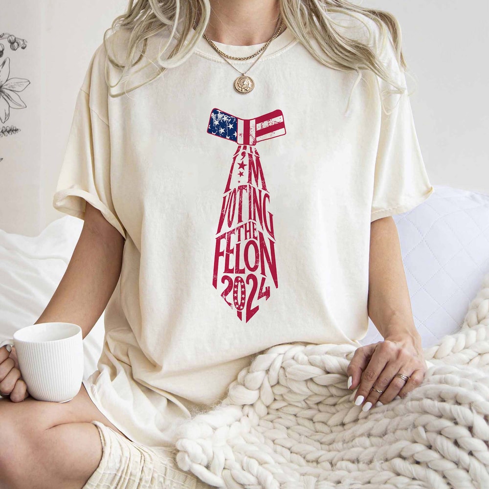 Ich wähle die Farben der Schwerverbrecher – T-Shirt, Wahl 2024, „Make America Great Again“-Shirt, Lustiges politisches Shirt, Sarkastisches Grafik-T-Shirt & Hoodie