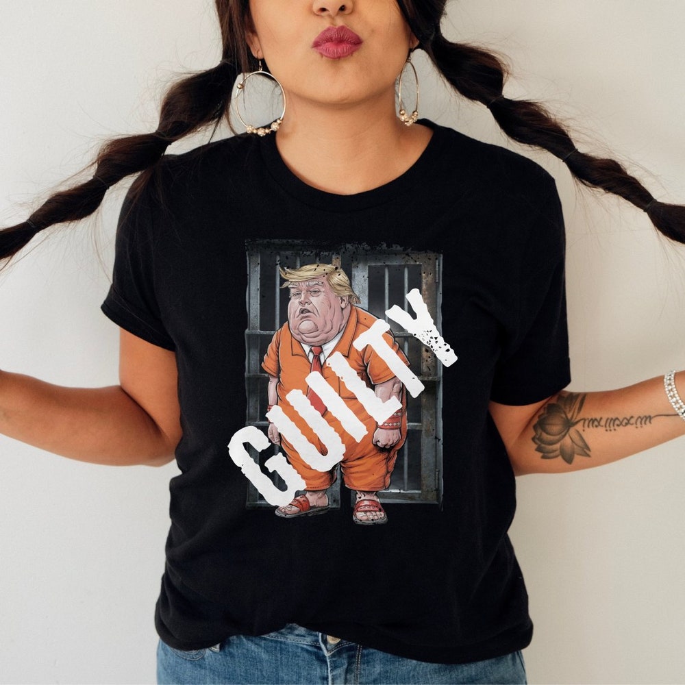 Liberales T-Shirt, Trump-Shirt mit der Aufschrift „34 Anklagepunkte schuldig“, T-Shirt für verurteilte Kandidaten, T-Shirt für die Demokraten bei der Wahl 2024, Geschenk-T-Shirt und Hoodie zum Thema Präsidentschaftsgeschichte